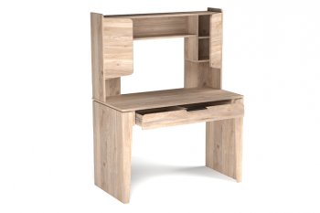 Стол письменный с надстройкой Юта (СБК) в Ивделе - ivdel.mebel-e96.ru